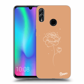 Picasee husă transparentă din silicon pentru Honor 10 Lite - Peonies