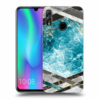 Husă pentru Honor 10 Lite - Blue geometry