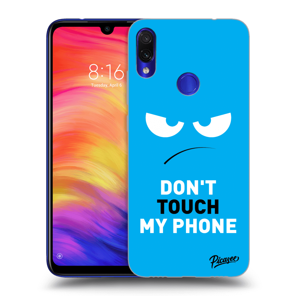 Picasee ULTIMATE CASE pentru Xiaomi Redmi Note 7 - Angry Eyes - Blue