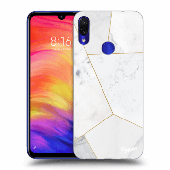 Husă pentru Xiaomi Redmi Note 7 - White tile