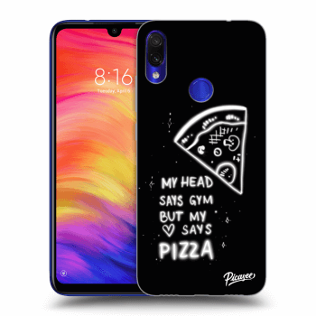 Picasee husă transparentă din silicon pentru Xiaomi Redmi Note 7 - Pizza