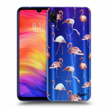 Picasee husă transparentă din silicon pentru Xiaomi Redmi Note 7 - Flamingos