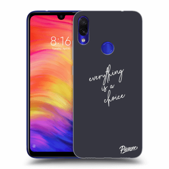 Picasee ULTIMATE CASE pentru Xiaomi Redmi Note 7 - Everything is a choice