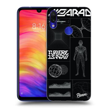 Picasee husă transparentă din silicon pentru Xiaomi Redmi Note 7 - BLACK BODY