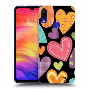 Husă pentru Xiaomi Redmi Note 7 - Colored heart