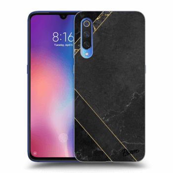 Husă pentru Xiaomi Mi 9 - Black tile