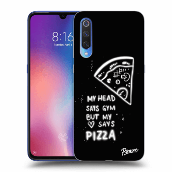 Picasee husă transparentă din silicon pentru Xiaomi Mi 9 - Pizza
