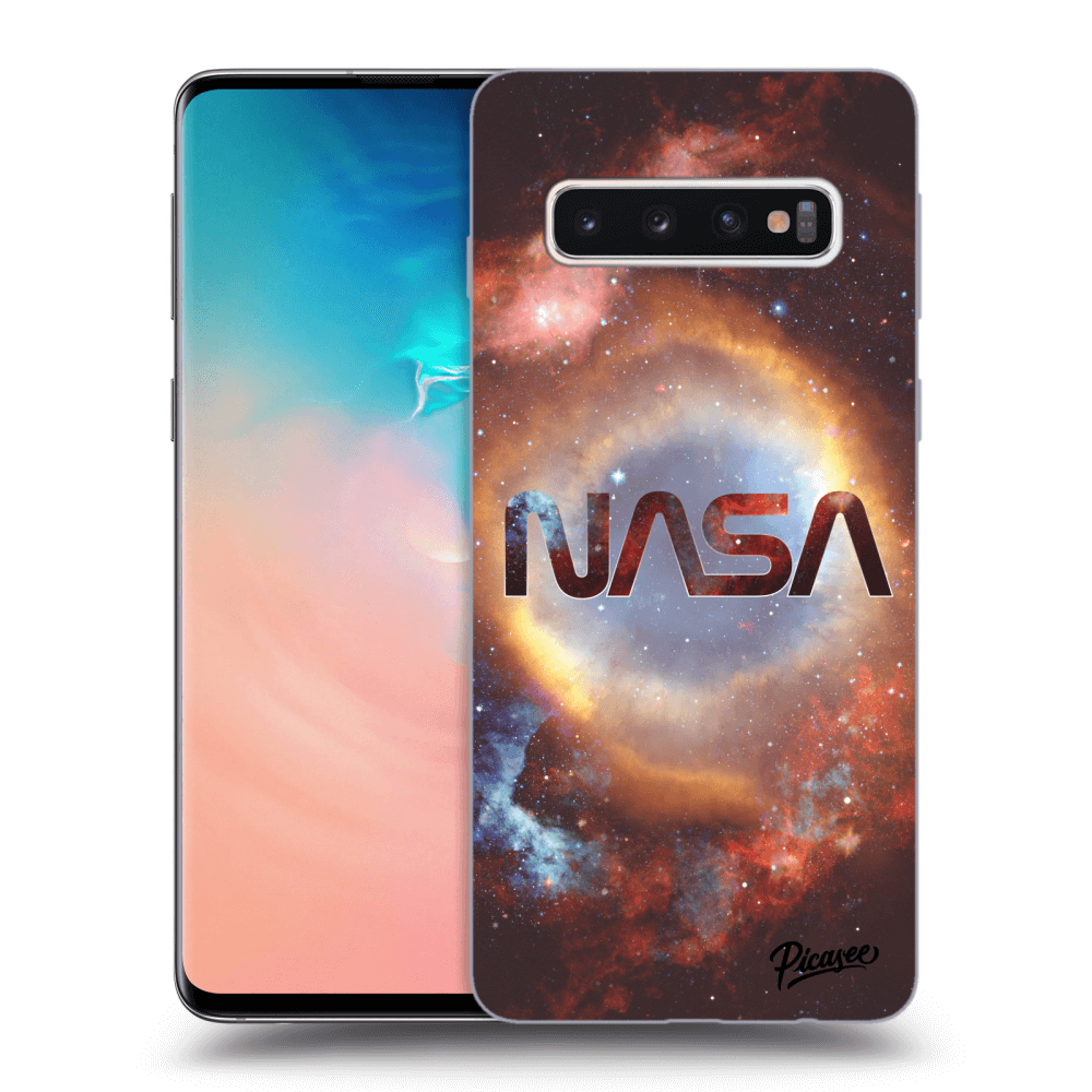 Picasee husă transparentă din silicon pentru Samsung Galaxy S10 G973 - Nebula