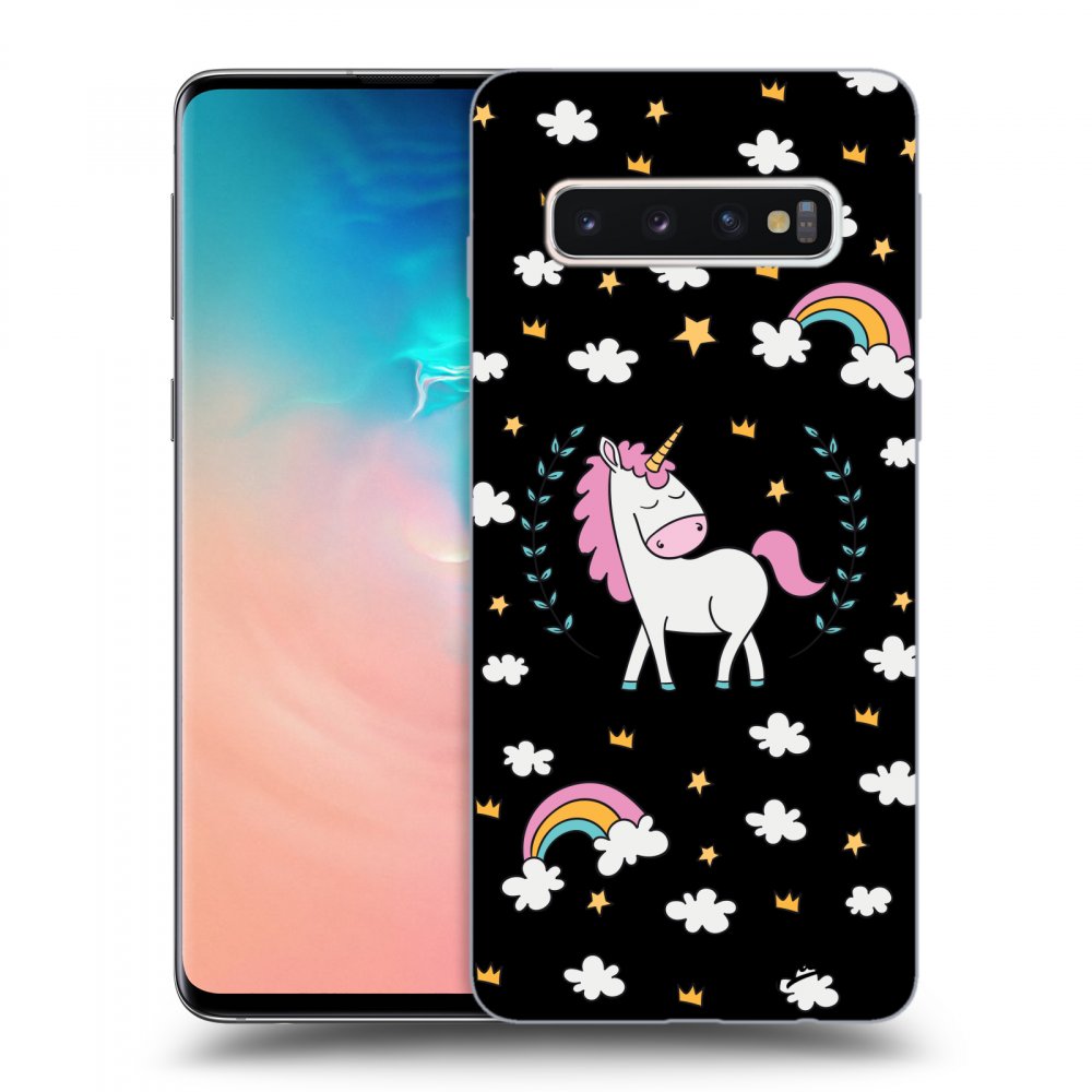 Picasee ULTIMATE CASE pentru Samsung Galaxy S10 G973 - Unicorn star heaven