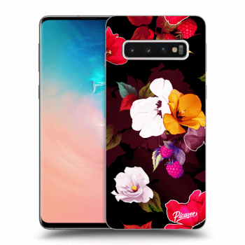 Picasee ULTIMATE CASE pentru Samsung Galaxy S10 G973 - Flowers and Berries