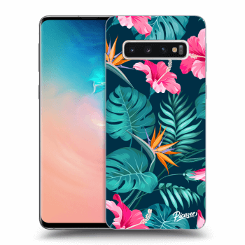 Husă pentru Samsung Galaxy S10 G973 - Pink Monstera