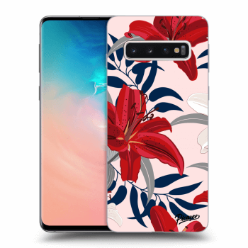 Picasee ULTIMATE CASE pentru Samsung Galaxy S10 G973 - Red Lily