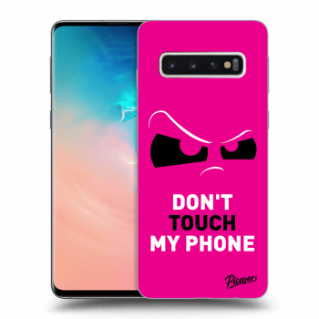 Husă pentru Samsung Galaxy S10 G973 - Cloudy Eye - Pink