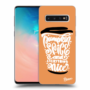 Husă pentru Samsung Galaxy S10 G973 - Pumpkin coffee