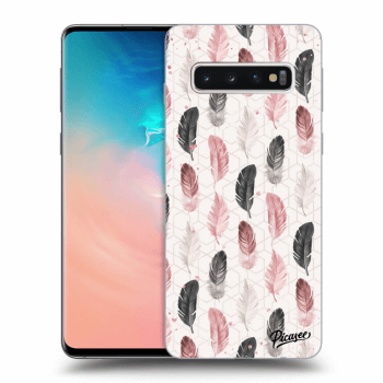 Picasee ULTIMATE CASE pentru Samsung Galaxy S10 G973 - Feather 2