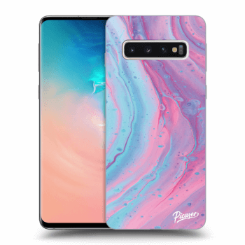 Husă pentru Samsung Galaxy S10 G973 - Pink liquid