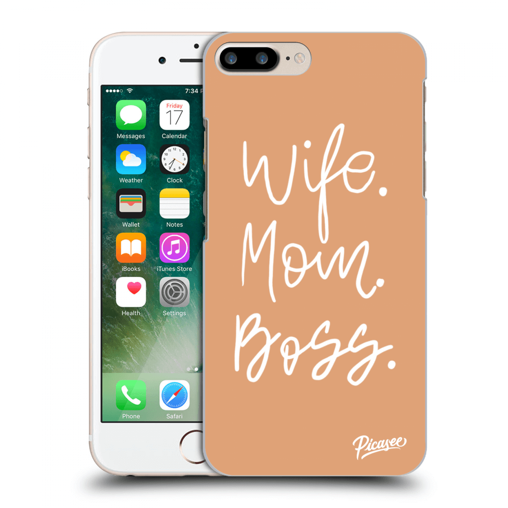 Picasee ULTIMATE CASE pentru Apple iPhone 8 Plus - Boss Mama