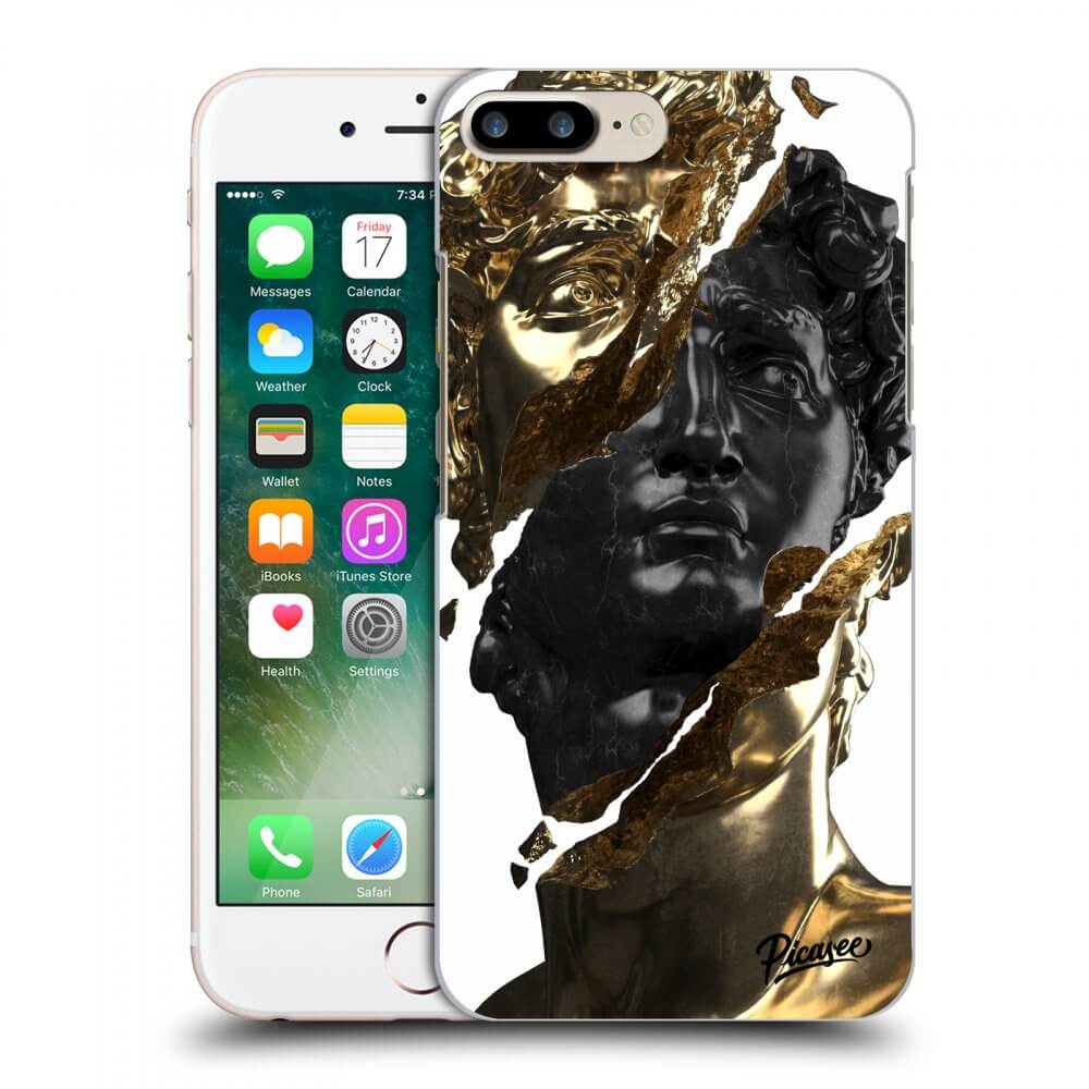 Picasee ULTIMATE CASE pentru Apple iPhone 8 Plus - Gold - Black