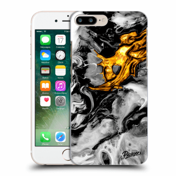 Husă pentru Apple iPhone 8 Plus - Black Gold 2