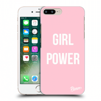 Picasee husă transparentă din silicon pentru Apple iPhone 8 Plus - Girl power