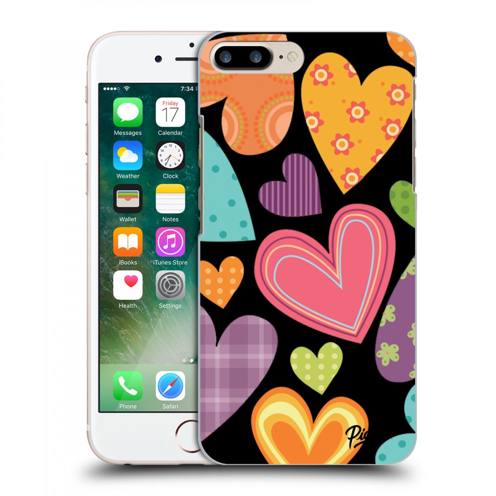 Picasee ULTIMATE CASE pentru Apple iPhone 8 Plus - Colored heart