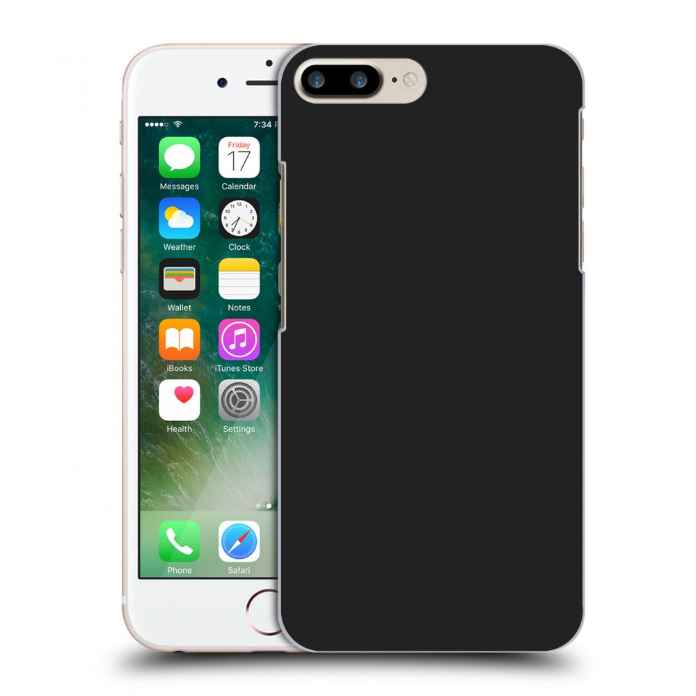 Picasee husă neagră din silicon pentru Apple iPhone 8 Plus - Clear