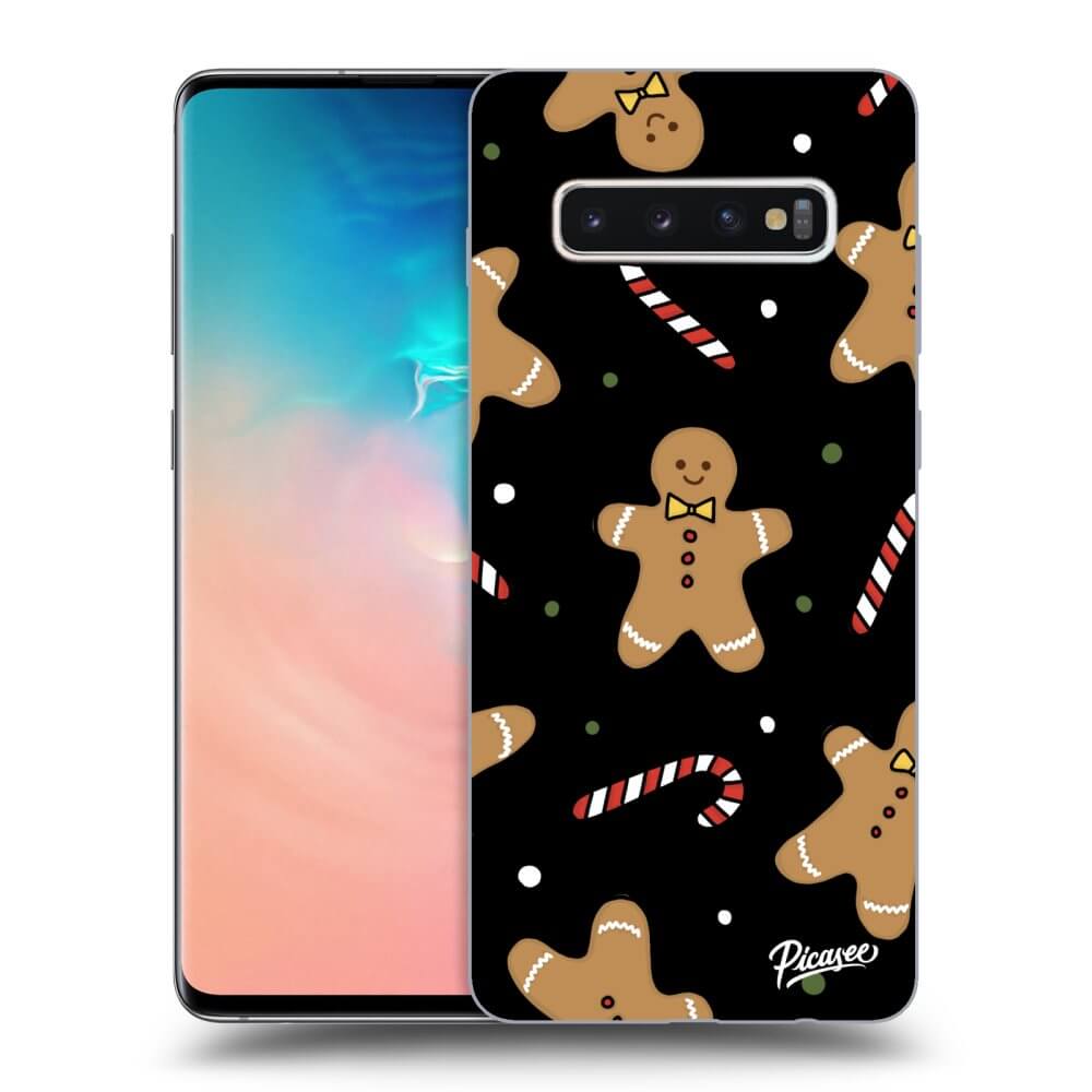 Picasee husă neagră din silicon pentru Samsung Galaxy S10 Plus G975 - Gingerbread
