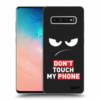 Husă pentru Samsung Galaxy S10 Plus G975 - Angry Eyes - Transparent