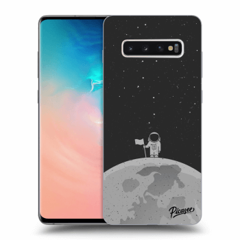Picasee husă transparentă din silicon pentru Samsung Galaxy S10 Plus G975 - Astronaut