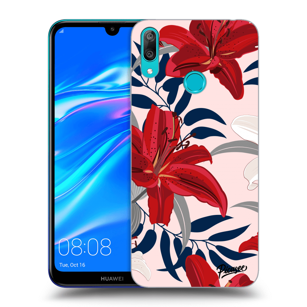 Picasee ULTIMATE CASE pentru Huawei Y7 2019 - Red Lily