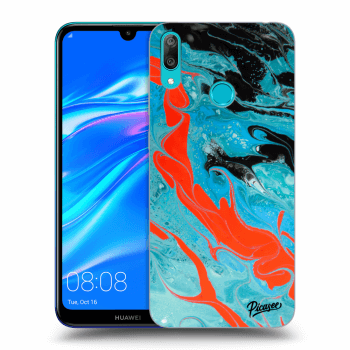 Picasee ULTIMATE CASE pentru Huawei Y7 2019 - Blue Magma