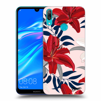 Husă pentru Huawei Y7 2019 - Red Lily