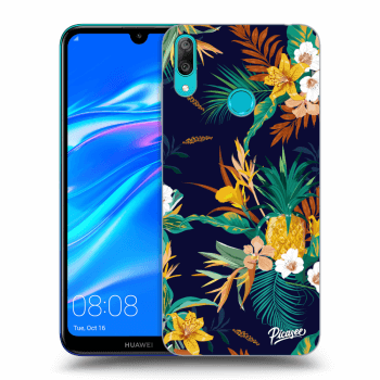 Picasee husă transparentă din silicon pentru Huawei Y7 2019 - Pineapple Color