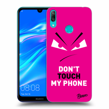 Picasee ULTIMATE CASE pentru Huawei Y7 2019 - Evil Eye - Pink