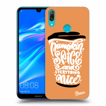 Husă pentru Huawei Y7 2019 - Pumpkin coffee