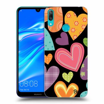 Husă pentru Huawei Y7 2019 - Colored heart
