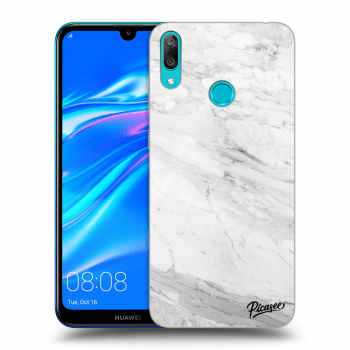 Husă pentru Huawei Y7 2019 - White marble