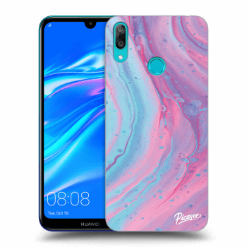 Husă pentru Huawei Y7 2019 - Pink liquid