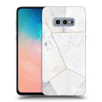 Husă pentru Samsung Galaxy S10e G970 - White tile