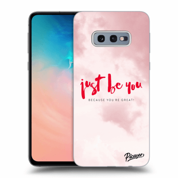 Picasee ULTIMATE CASE pentru Samsung Galaxy S10e G970 - Just be you