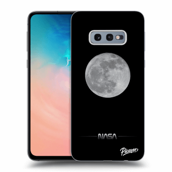 Picasee husă neagră din silicon pentru Samsung Galaxy S10e G970 - Moon Minimal