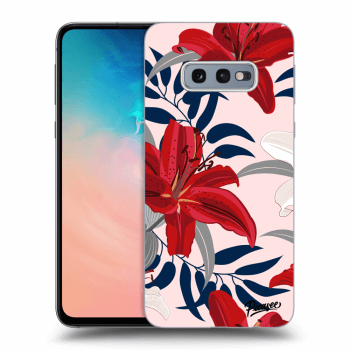 Husă pentru Samsung Galaxy S10e G970 - Red Lily