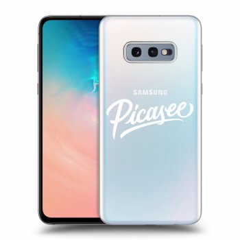 Picasee husă transparentă din silicon pentru Samsung Galaxy S10e G970 - Picasee - White