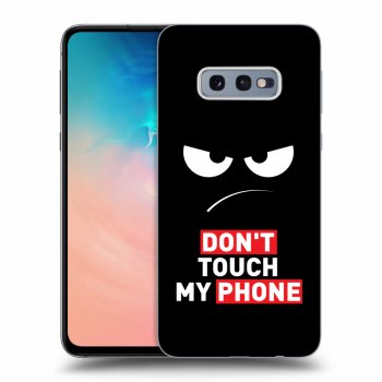 Picasee ULTIMATE CASE pentru Samsung Galaxy S10e G970 - Angry Eyes - Transparent