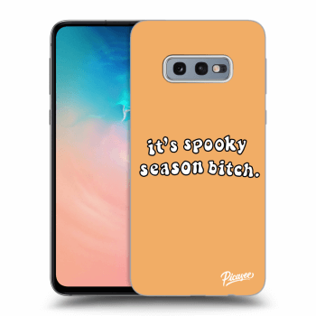 Picasee husă transparentă din silicon pentru Samsung Galaxy S10e G970 - Spooky season