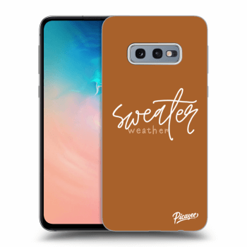 Husă pentru Samsung Galaxy S10e G970 - Sweater weather