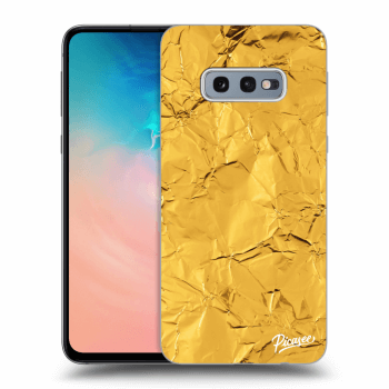 Picasee husă transparentă din silicon pentru Samsung Galaxy S10e G970 - Gold