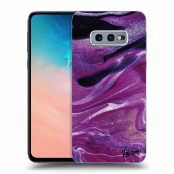 Husă pentru Samsung Galaxy S10e G970 - Purple glitter