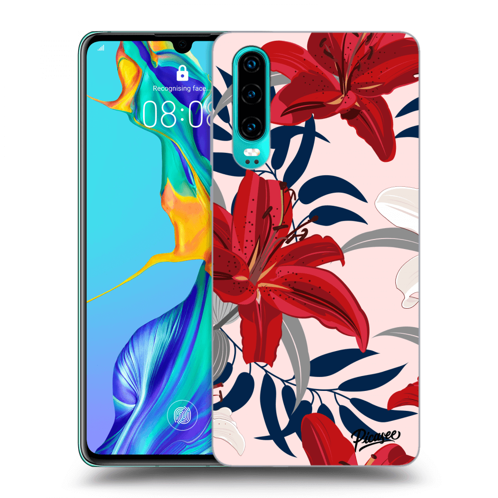 Picasee ULTIMATE CASE pentru Huawei P30 - Red Lily