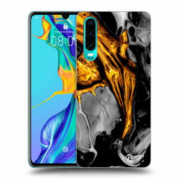 Husă pentru Huawei P30 - Black Gold